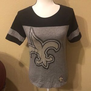 🏈 LN NFL Team Apparel brand women’s New Orleans Saints fitted t-shirt